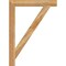 Ekena Millwork Traditional Block Rough Sawn Bracket, Western Red Cedar, 4"W x 32"D x 44"H BKT04X32X44TRA05RWR - alternate 3
